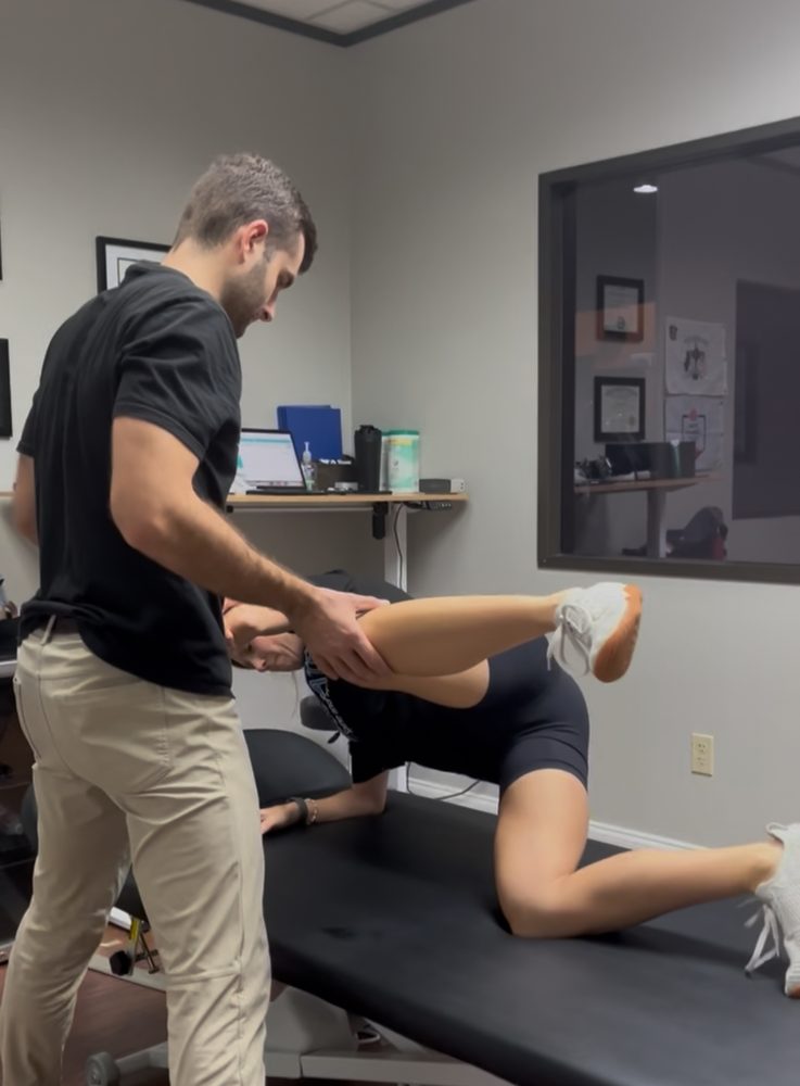 Chiropractic adjustments at Elevate Spine and Sport