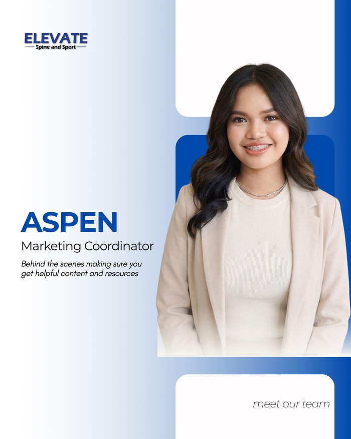 Aspen — Marketing Coordinator at Elevate Spine and Sport