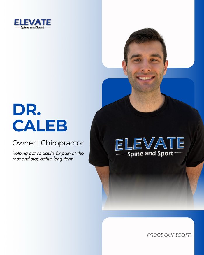 Dr. Caleb Strunk, DC, CSCS — Owner and Lead Clinician at Elevate Spine and Sport